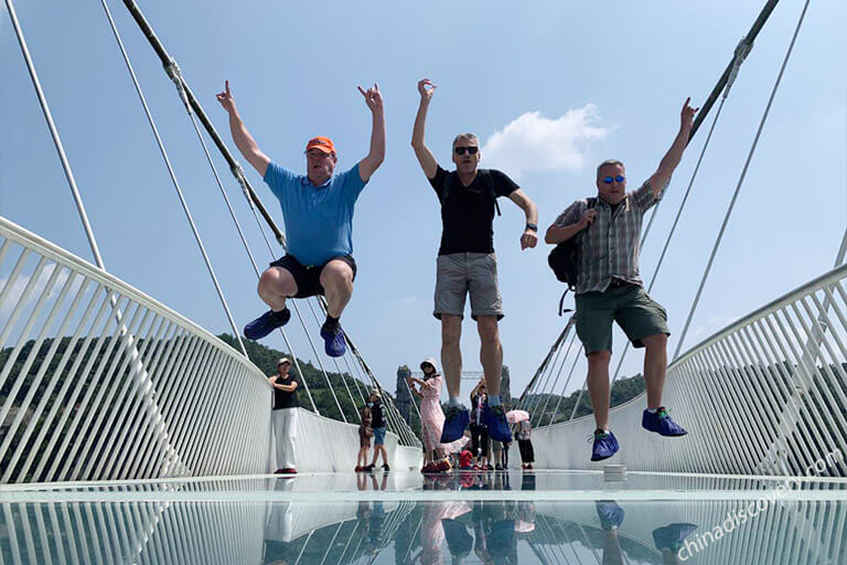 Bernhard’s group from German - Zhangjiajie Glass Bridge