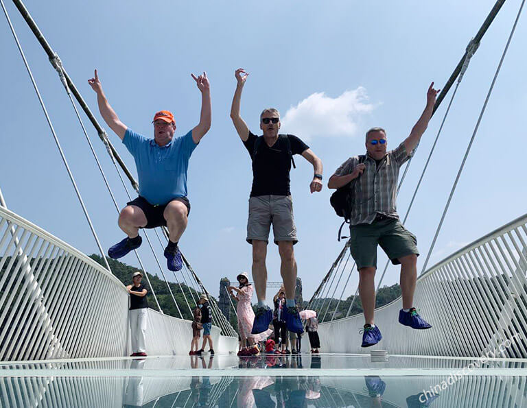 Bernhard’s group from German - Zhangjiajie Glass Bridge