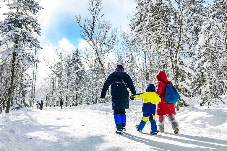 Hiking Experience in China Snow Town