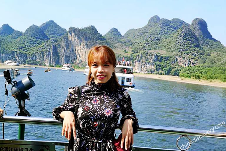 Chona from Philippines - Li River Cruise