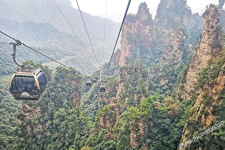 Chona from Philippines - Tianzi Mountain Cable Car, Zhangjiajie