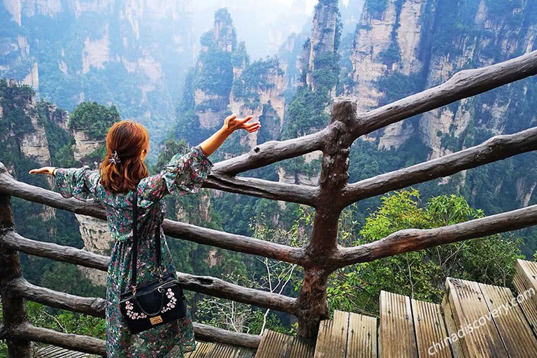 Chona from Philippines - Tianzi Mountain, Zhangjiajie