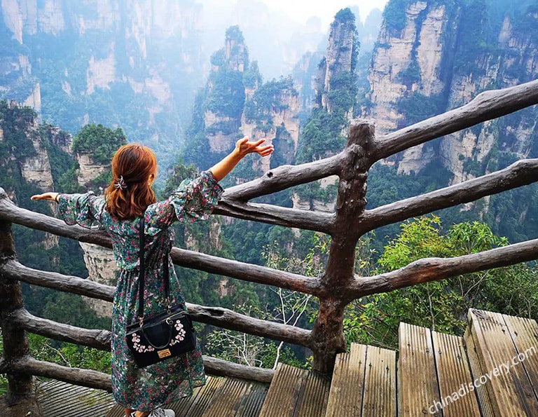 Chona from Philippines - Tianzi Mountain, Zhangjiajie