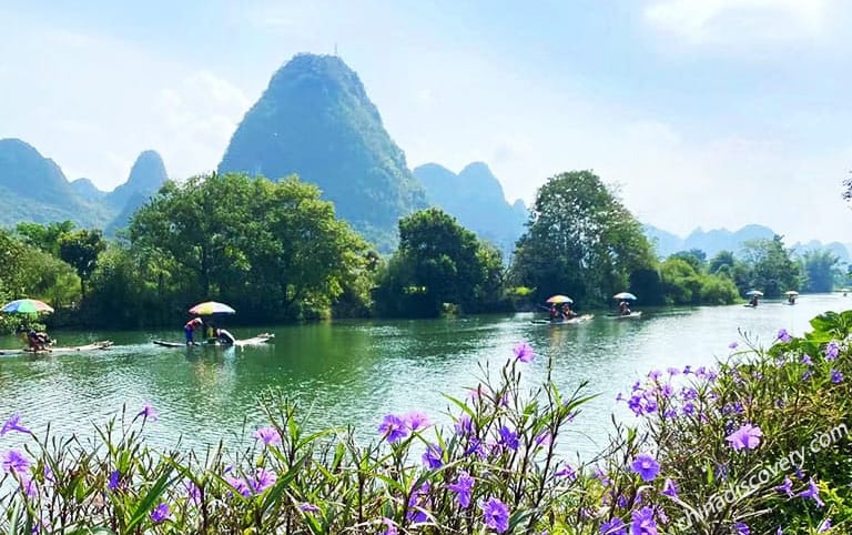 Claire from UK - Yulong River, Yangshuo