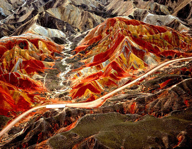 Zhangye Danxia Landform Views After Rain