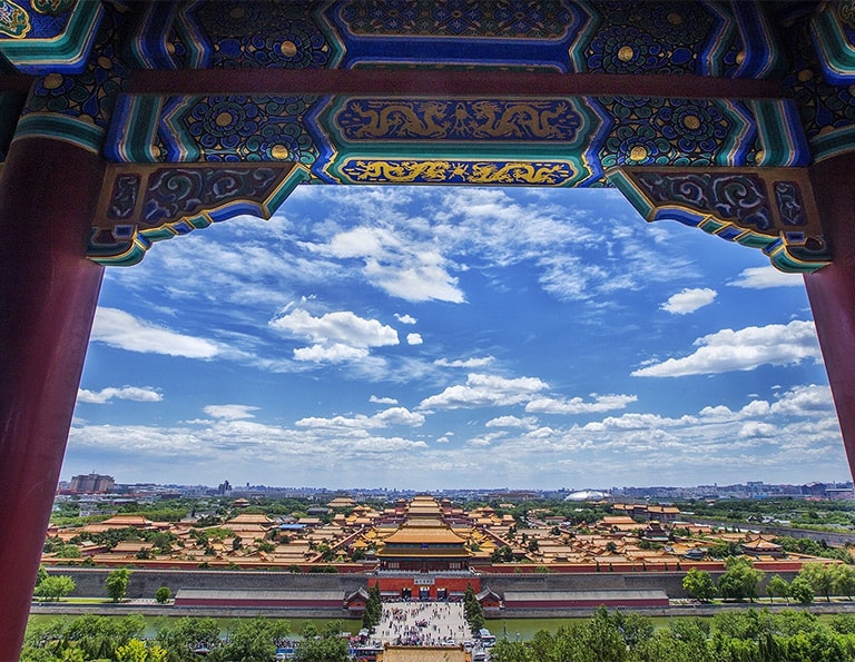 The Forbidden City Overall View from Jingshan Park