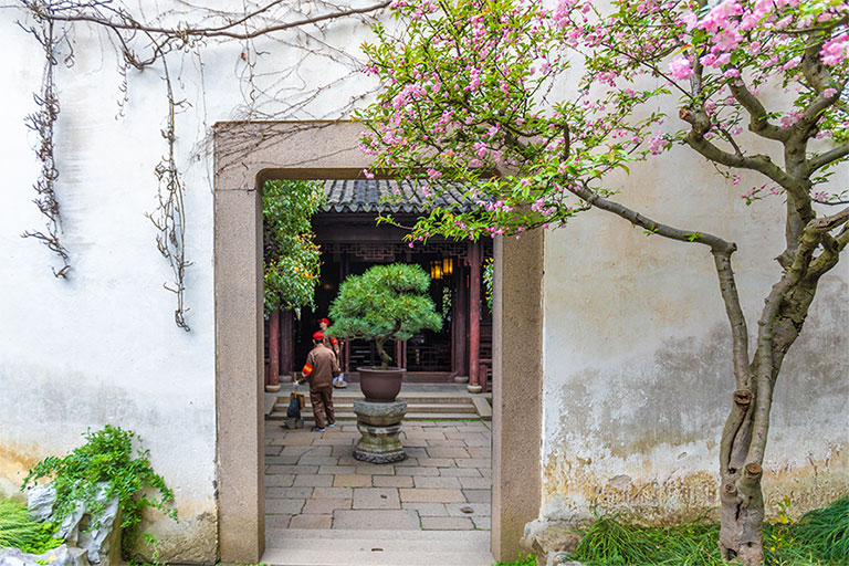 One Corner of Lingering Garden