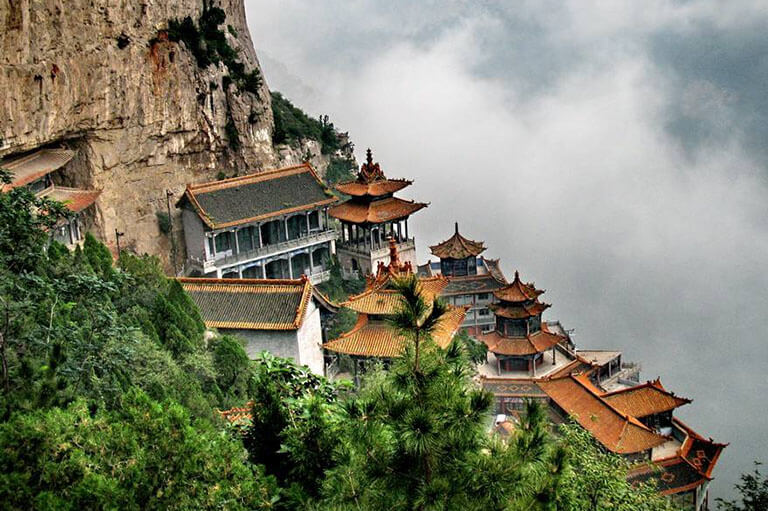 Taoist Temple in Mianshan Mountain