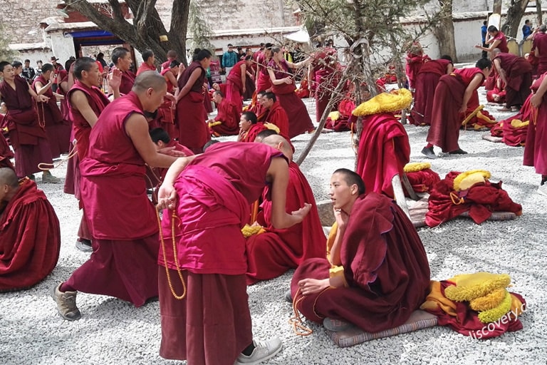 Monks Debating at Sera Monastery