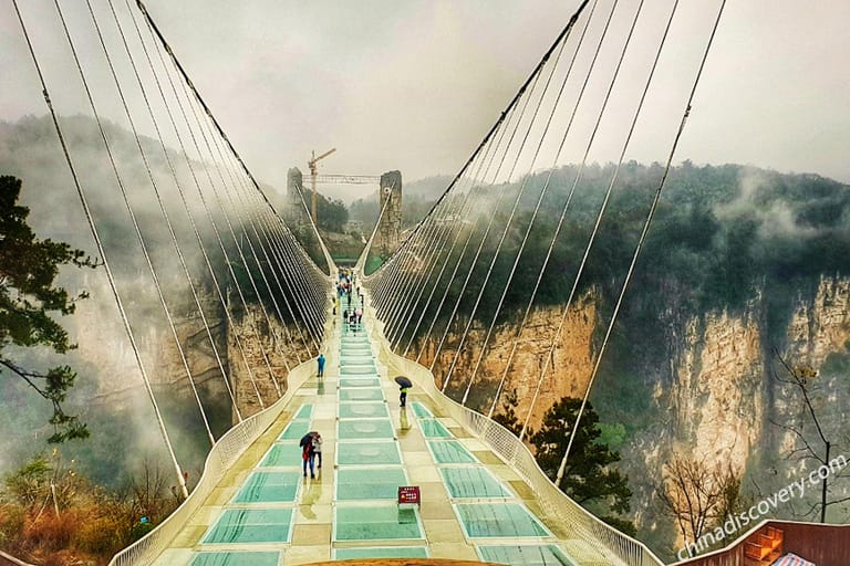 Mr. Pasquale from Italy - Zhangjiajie Grand Cayon Glass Bridge