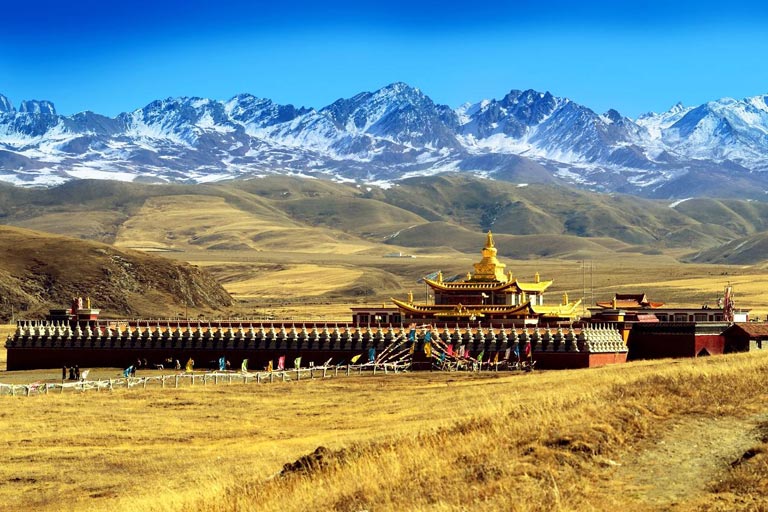 Tagong Monastery in Autumn