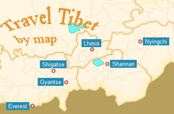 Tibet Travel Map