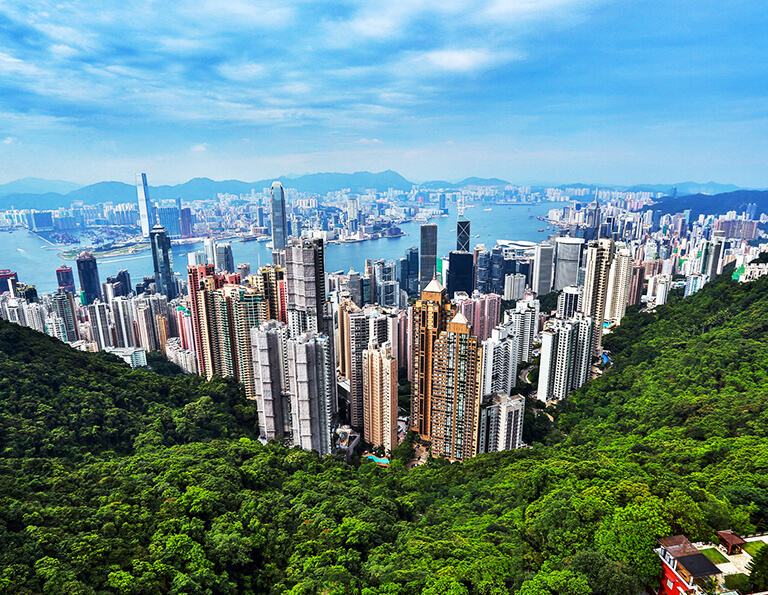 Panoramic View from Victoria Peak during Daytime