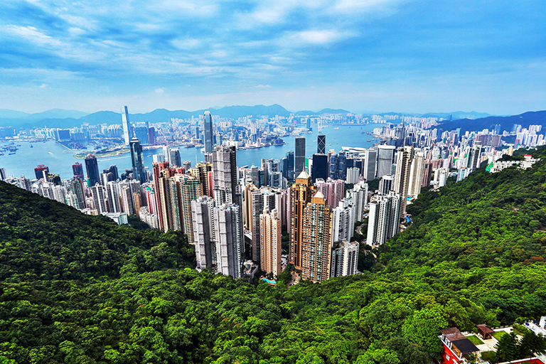 Panoramic View from Victoria Peak during Daytime