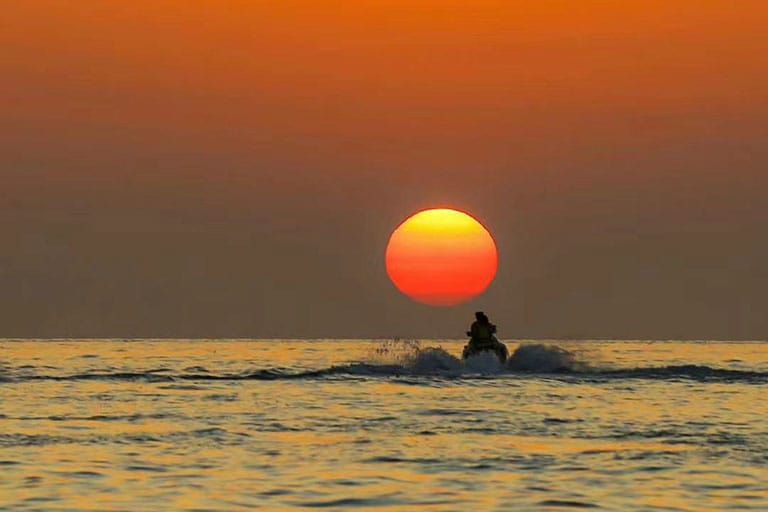 Weizhou Island Sunrise at Five Colors Beach