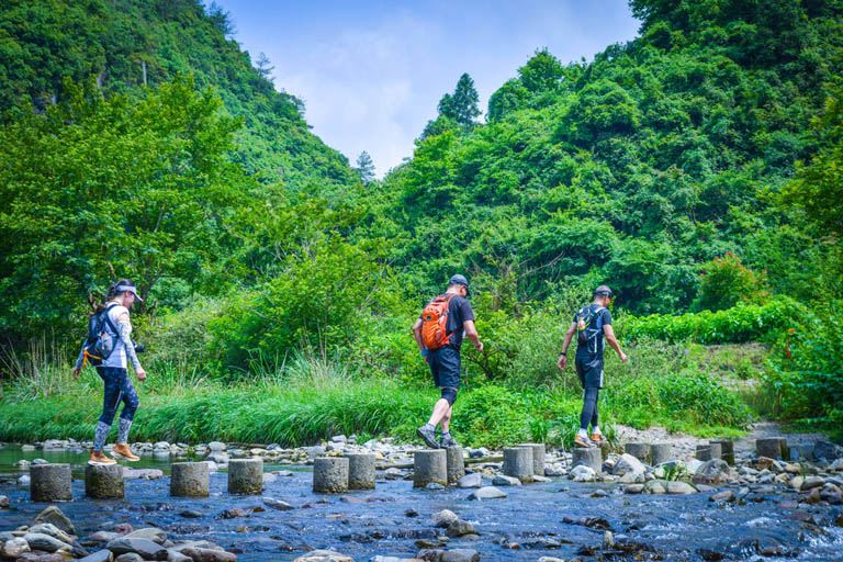 Walking on Xidi-Hongcun Ancient Pathway