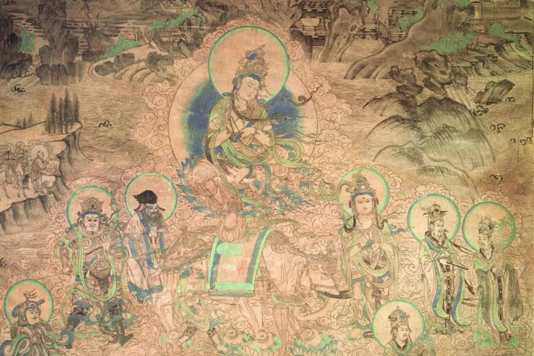 Yulin Grottoes Exquisite Mural Painting